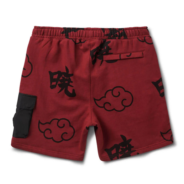 AKATSUKI OVERSIZED FLEECE SHORTS - Four Street