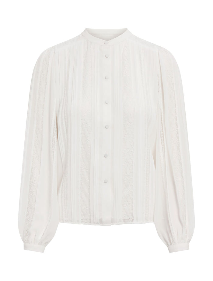 Alexis Lace Trim Blouse Forever New