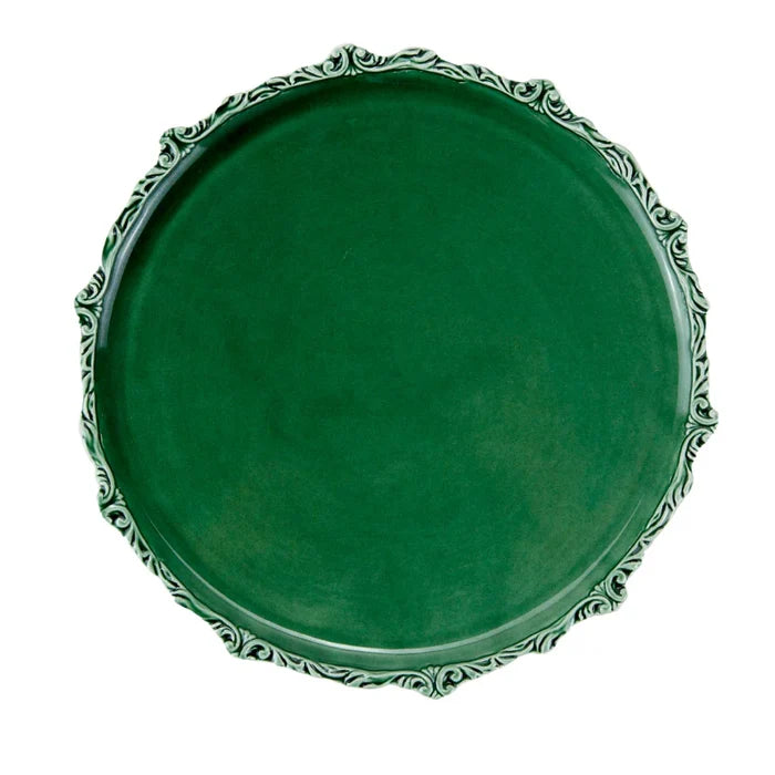 Arte Italica Imperial Green Dinner Plate