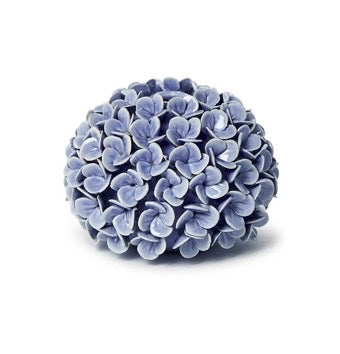 Blue hydrangea bud vase/candle holder