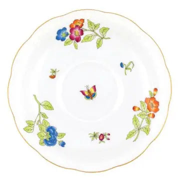 Herend Antique Iris Tea Saucer