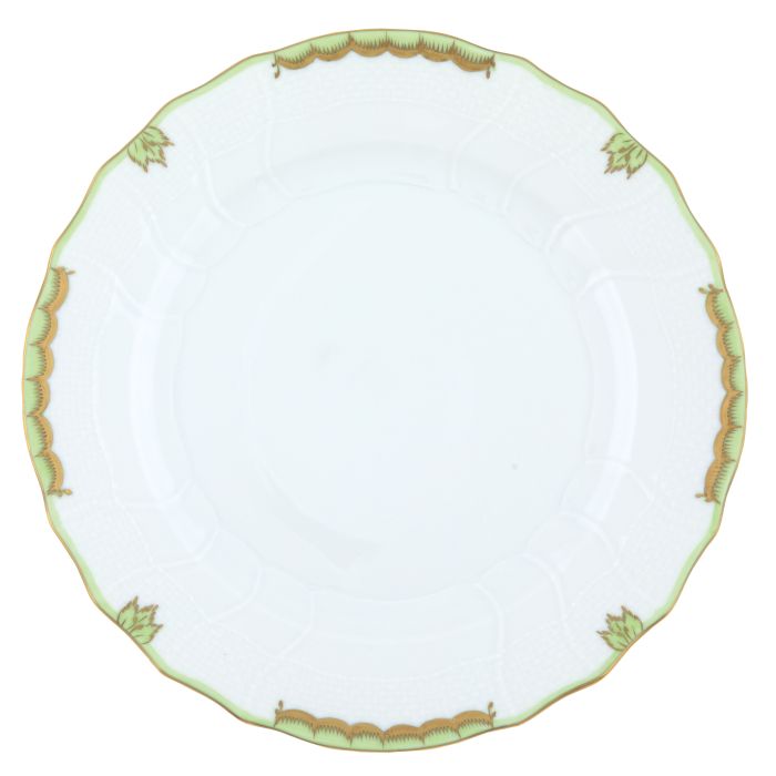 Herend Princess Victoria Green Dinner Plate