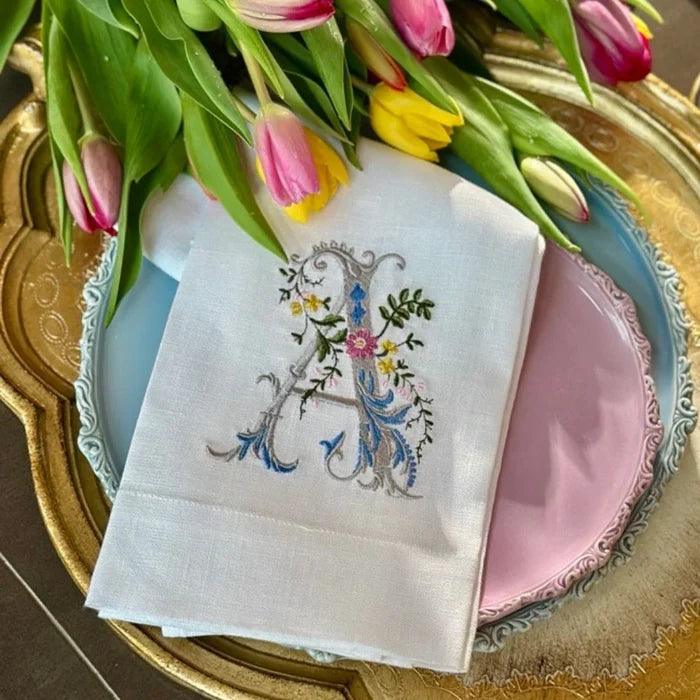 Heritage Floral A tea towel