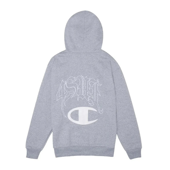 HOODIE SUF X CHAMPION 4 SUF Z GRAY - Four Street