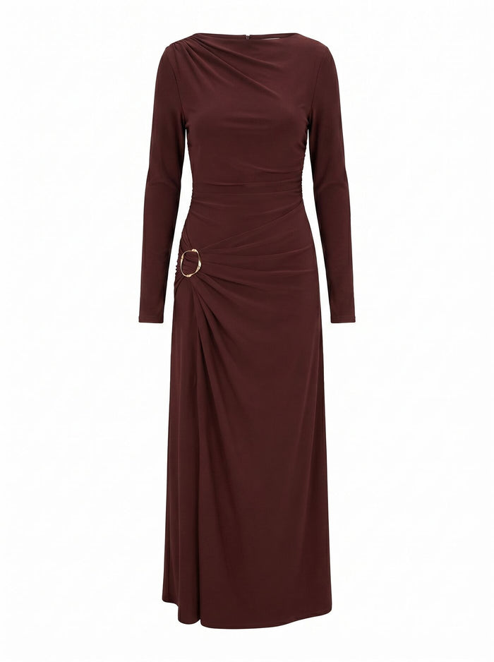 Kingsley Petite Hardware Jersey Midi Dress Forever New