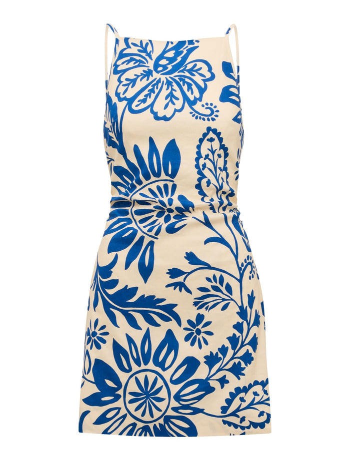 Letty Stretch Linen Mini Dress Forever New
