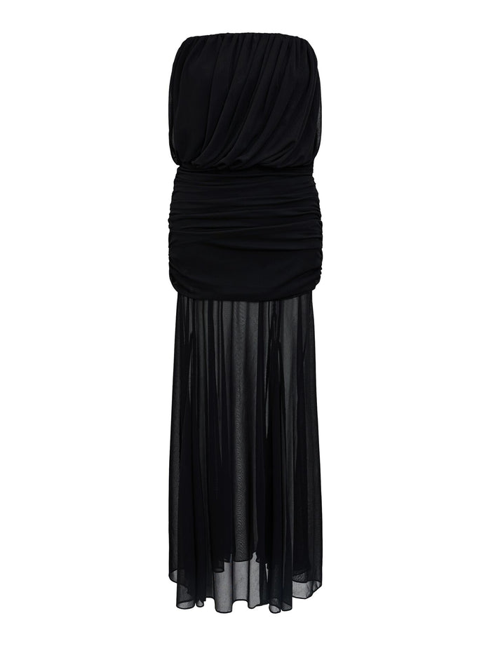 Lyra Bandeau Draped Maxi Dress Forever New