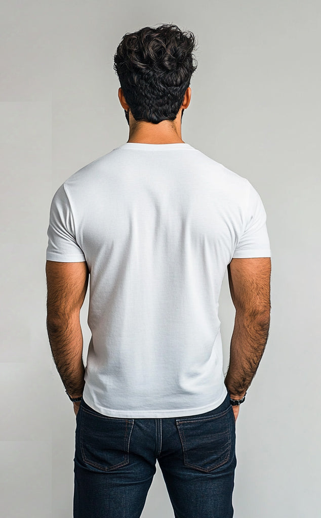 Men’s Essential V Neck (Short Sleeves) - Hinz Clothing
