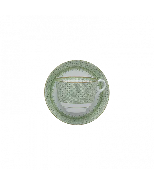 Mottahedeh Apple lace Tea Cup and Saucer