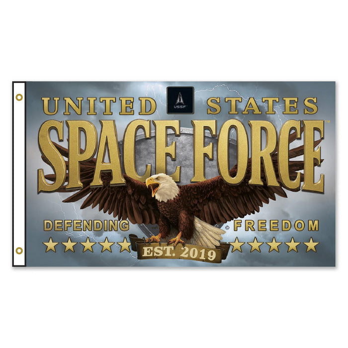 Space Force Eagle Emblem 3X5 Flag