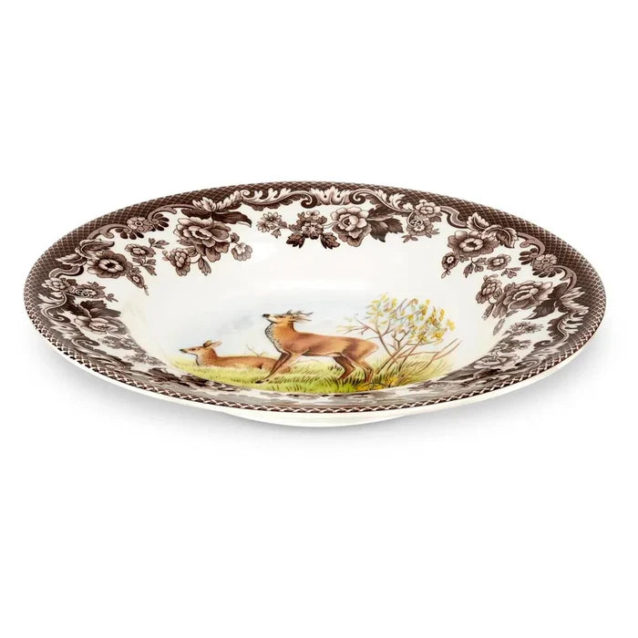 Spode Woodland Deer Soup Plate