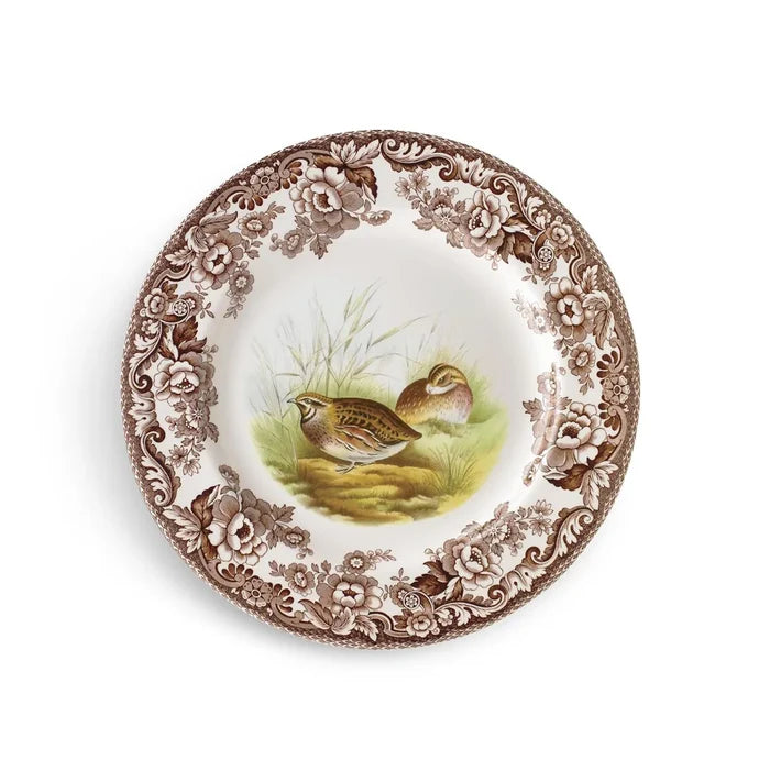 Spode Woodland Quail Soup Plate
