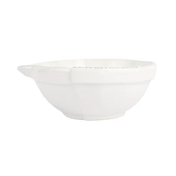 Vietri Lastra White Medium Mixing Bowl