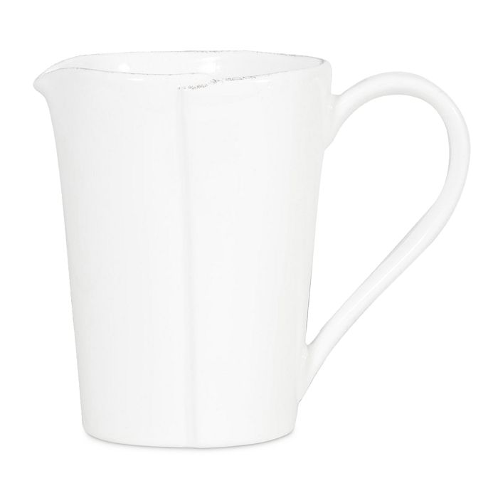 Vietri Lastra White Pitcher