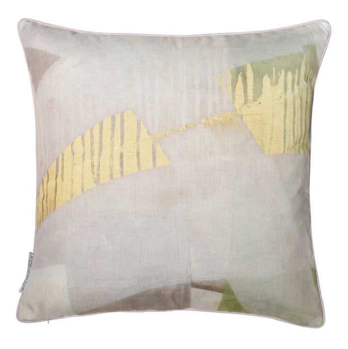 24in x 24in Forest drift linen art pillow