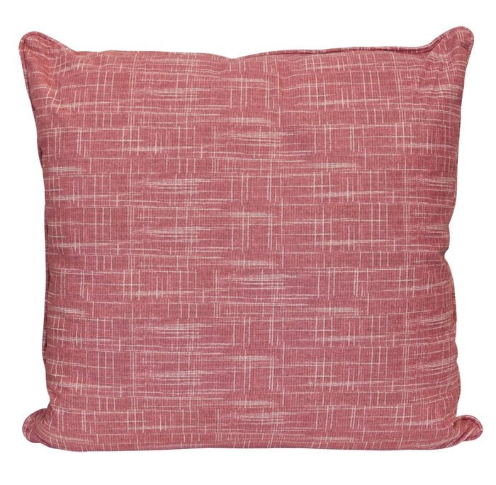 24in x 24in Pink woven print pillow