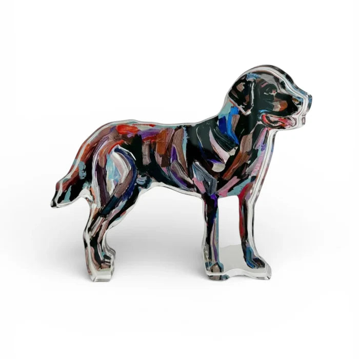 Acrylic Chocolate lab