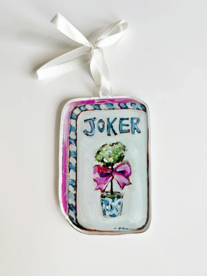 Acrylic mahjong joker ornament