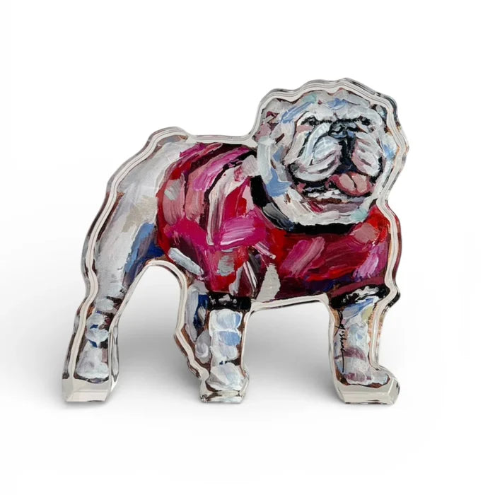 Acrylic UGA bulldog