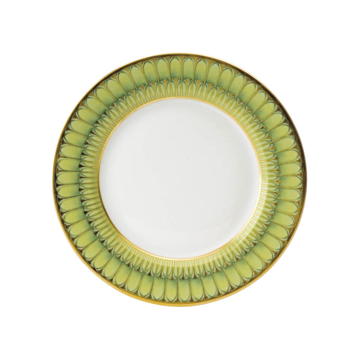 Arcades Green Dessert Plate