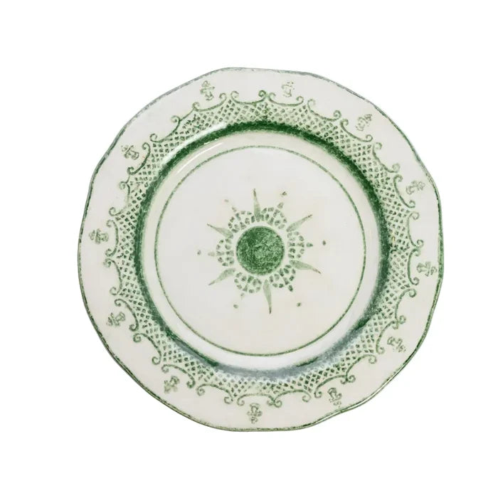 Arte Italica Burano Green Dinner Plate