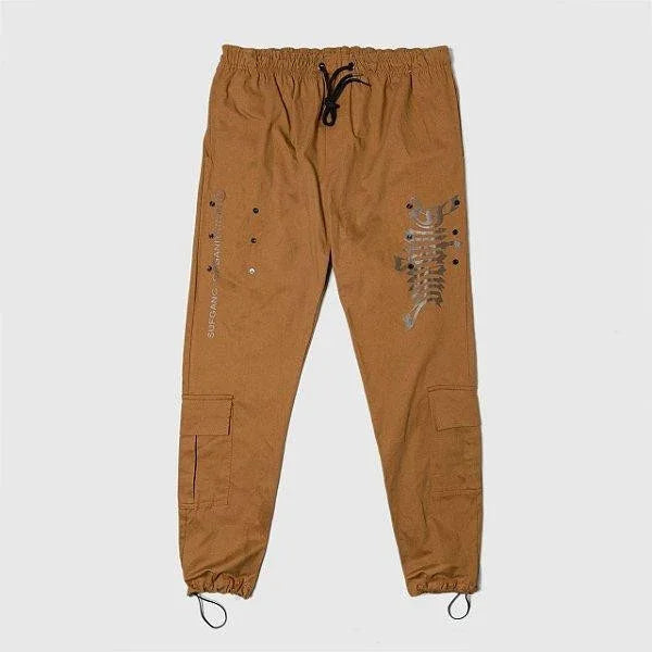 Calça Bolso Removível Marrom - Four Street