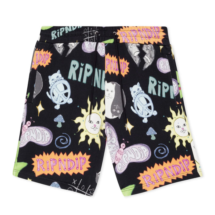 Circo Loco Sweatshorts (Black) - Four Street