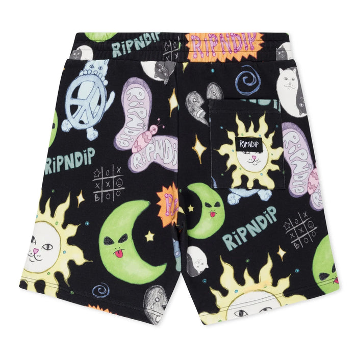 Circo Loco Sweatshorts (Black) - Four Street
