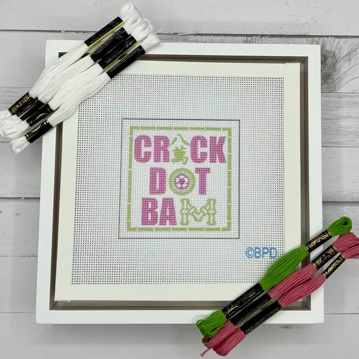 Crack Dot Bam Needlepoint Kit