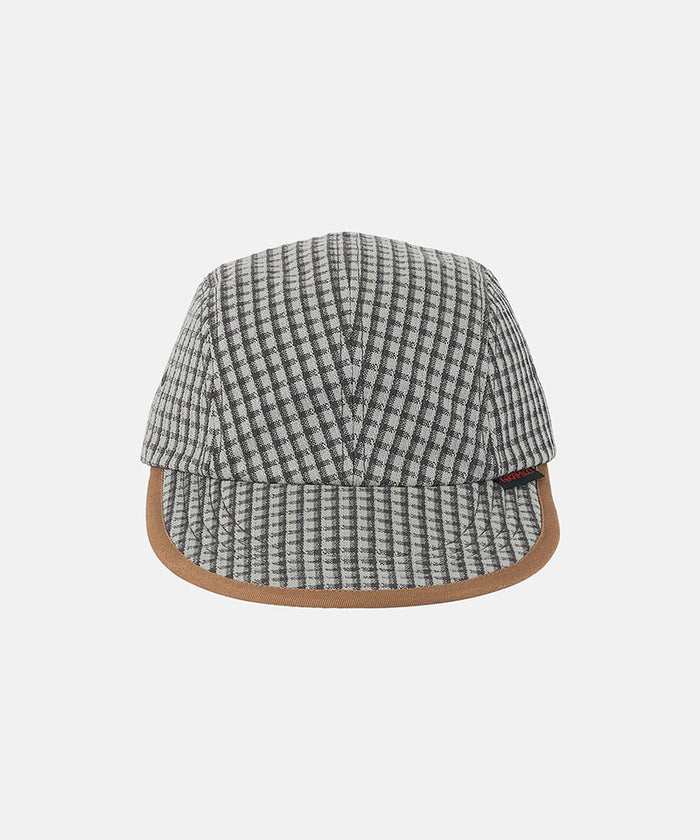 Dobby Plaid Long Bill Cap