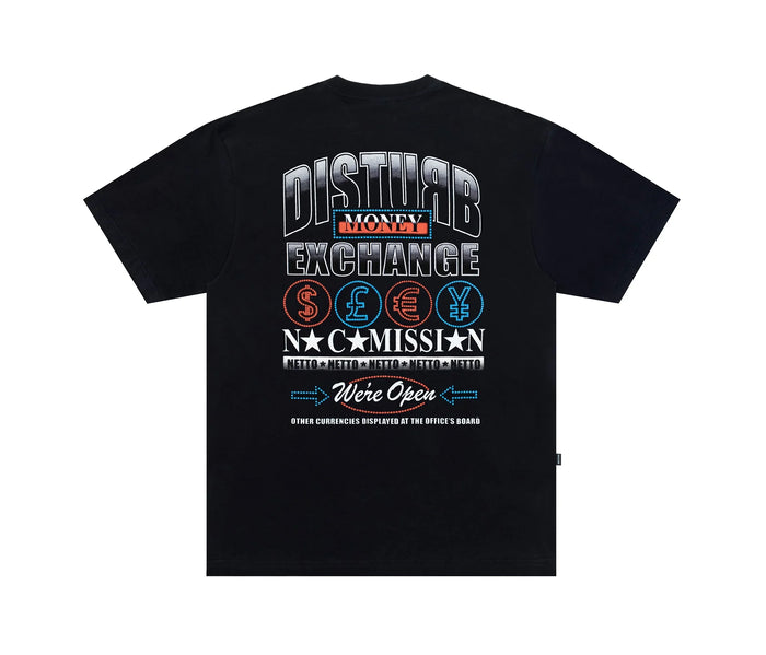Exchange T-Shirt In Black - Four Street