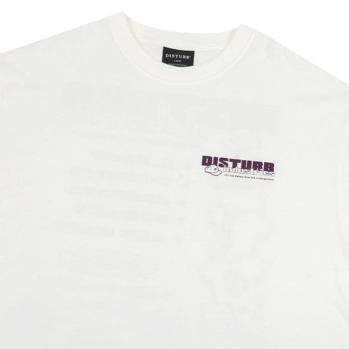 Fade Logo T-Shirt in Grey - Four Street