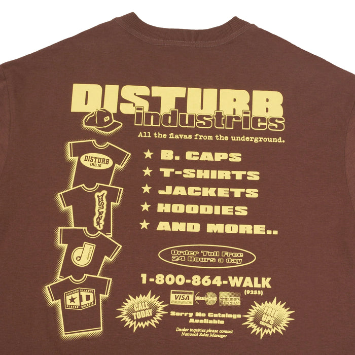 Fly Market T-Shirt in Brown - Four Street