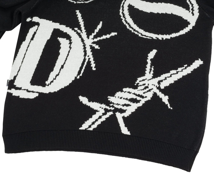 Fusion Sweater in Black - Four Street