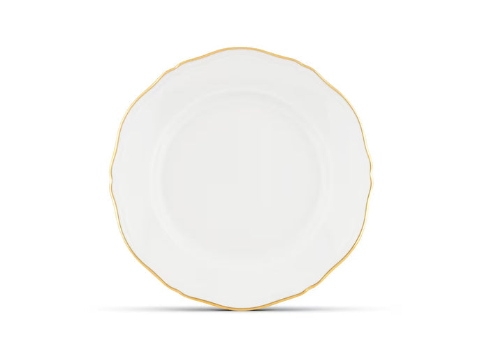 Ginori Corona Flat Plate in Oro