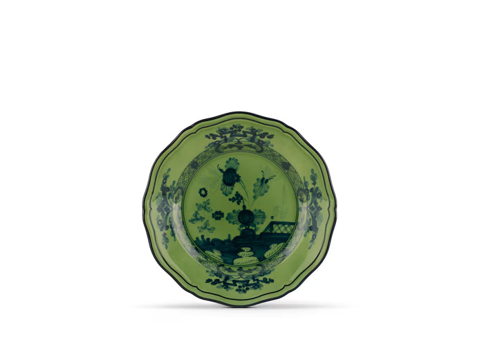 Ginori Oriente Italiano Bread Plate in Malachite