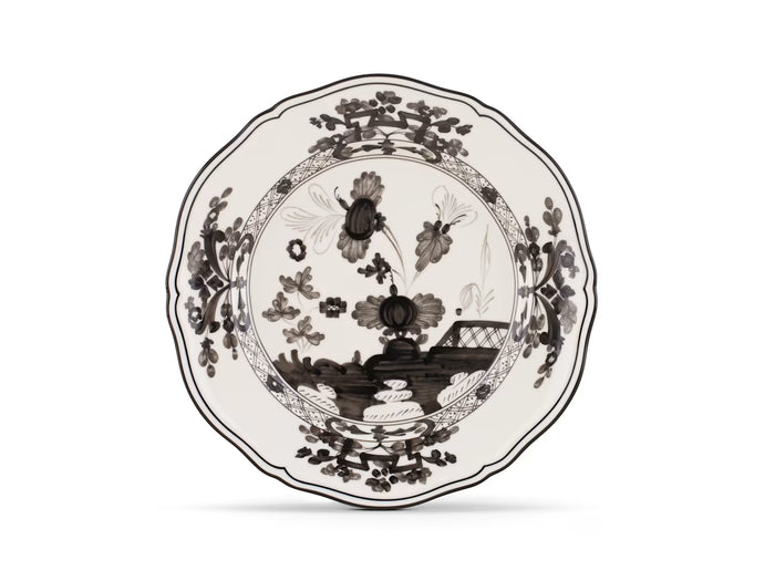 Ginori Oriente Italiano Flat Plate in Albus