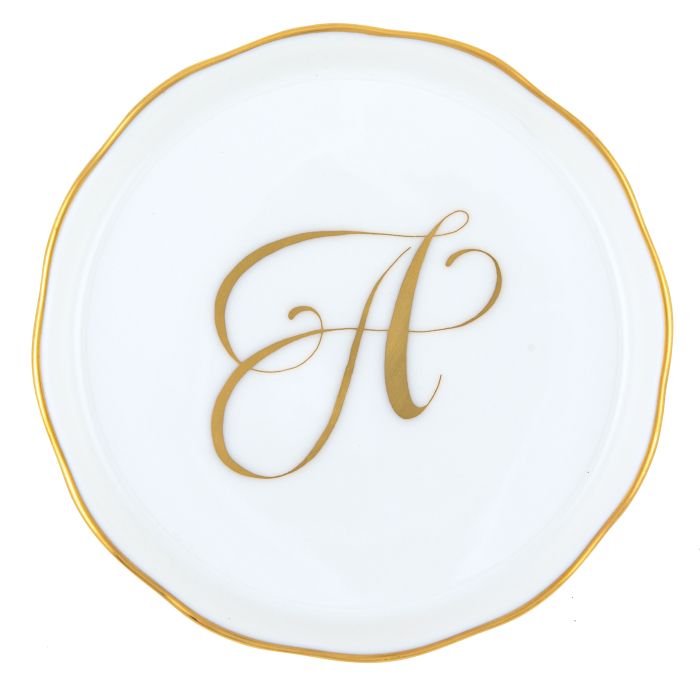 Herend Monogram Coasters