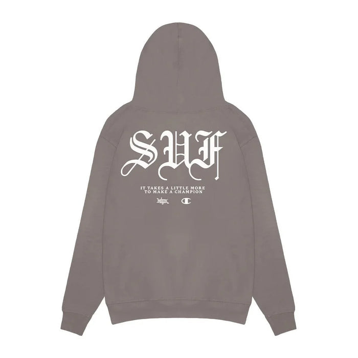 HOODIE SUF X CHAMPION S.U.F KHAKI - Four Street