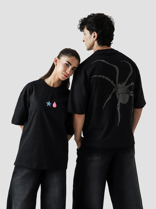 Hunter X Hunter tee male model side angle black anime graphic Pakistan – GROOVY