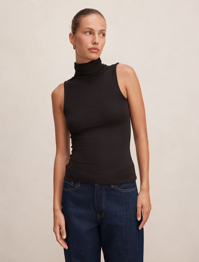 Kate Roll Neck Tank Top Forever New