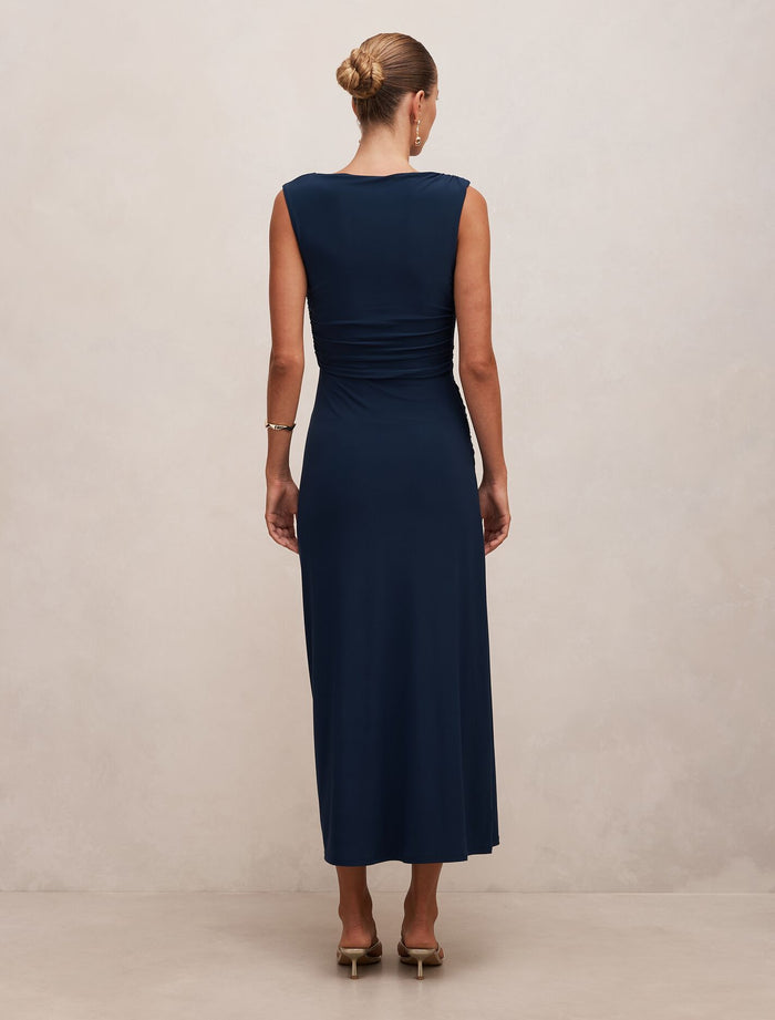 Kinsley Sleeveless Jersey Midi Dress Forever New