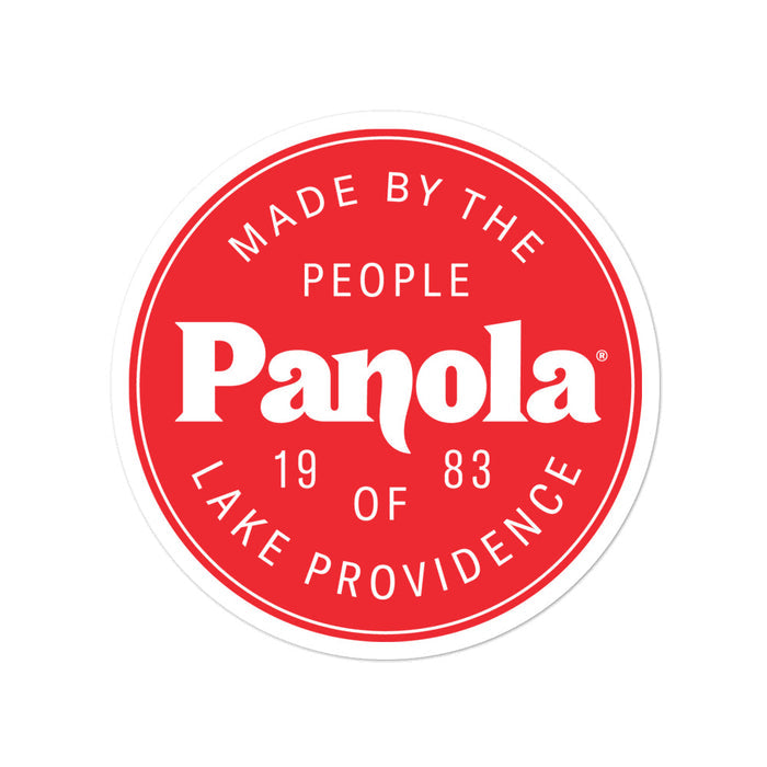 Made by Panola Circle Sticker