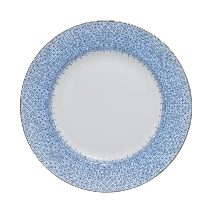 Mottahedeh Cornflower Lace Blue Dessert Plate