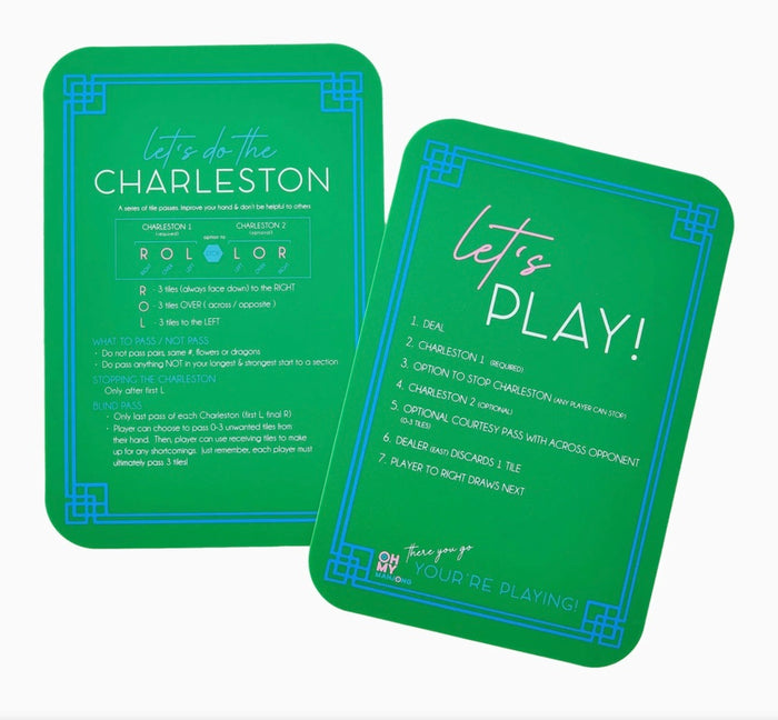 Oh My Mahjong green shufflers