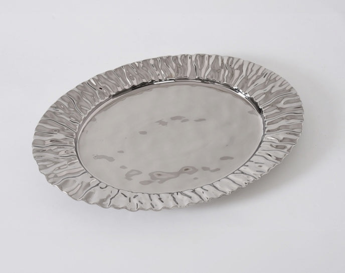 Pampa Bay large silver platter