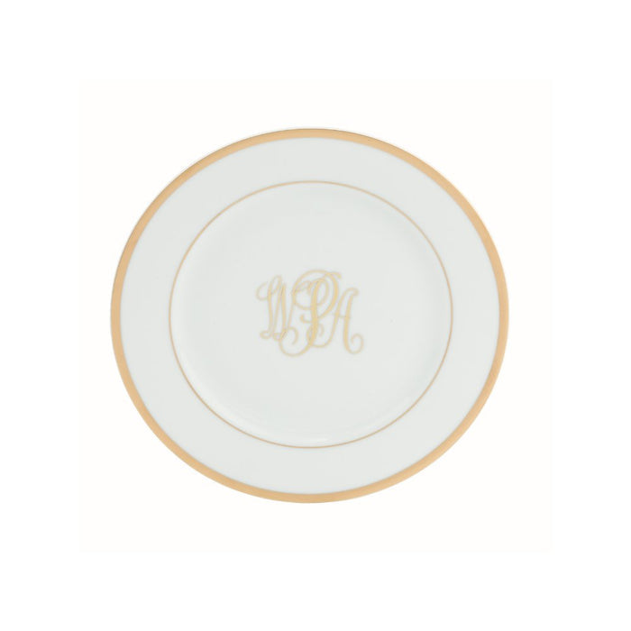 Pickard Signiture monogram dessert plate