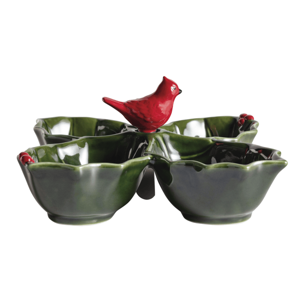 Quad Holly Tidbit Set