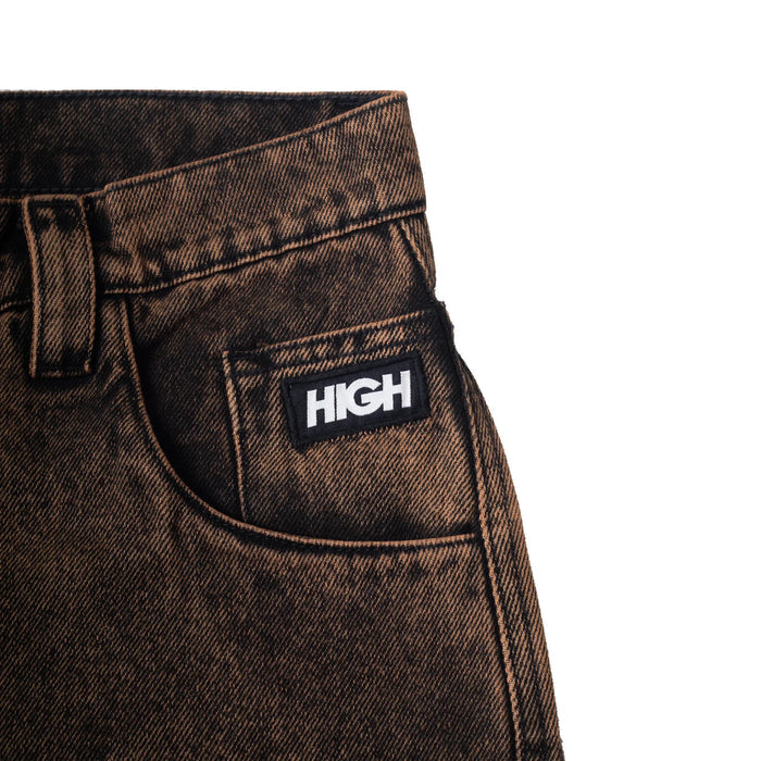 Rust Denim Pants Brown - Four Street