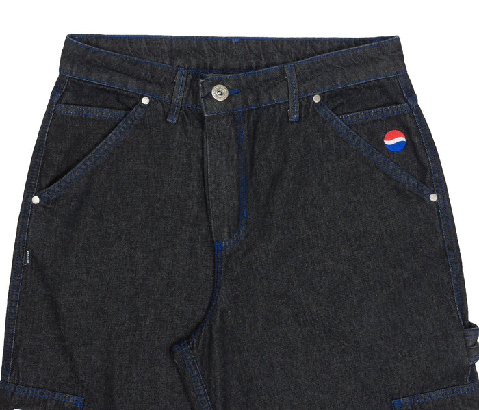 Screw Denim Pants in Black - Four Street